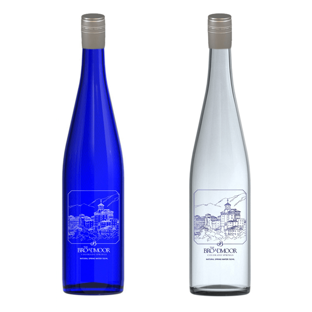 Custom Printed Hock Or Bordeaux Glass Bottles (750ml)  Premier Label Water  Company