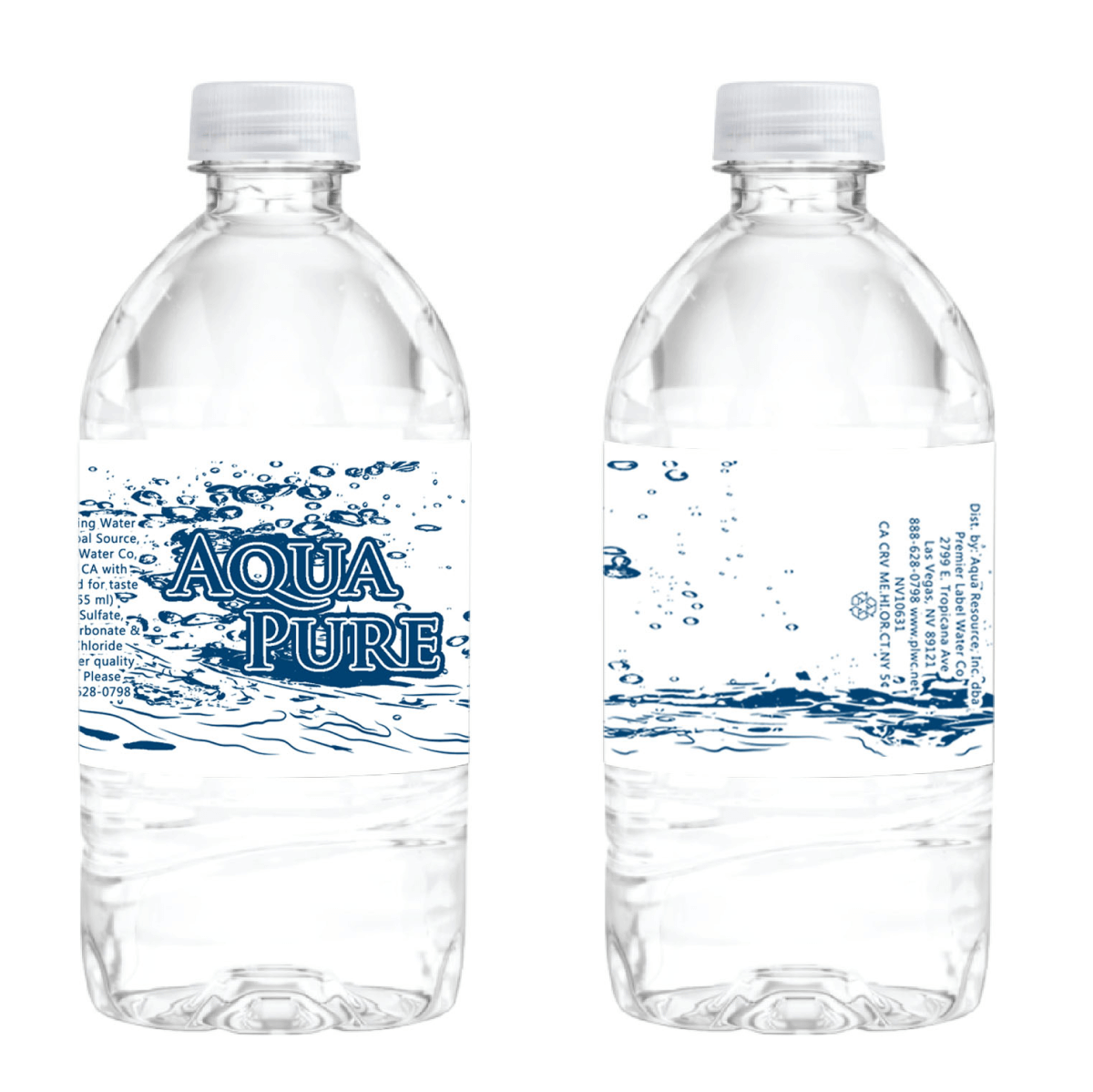 Aqua Pure PET Bottled Spring Water (12oz)